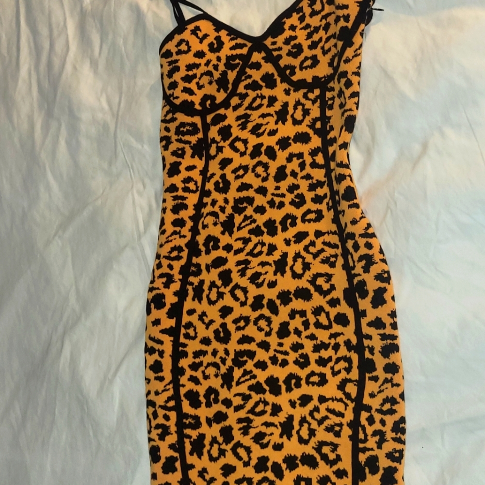 Micas leopard dress